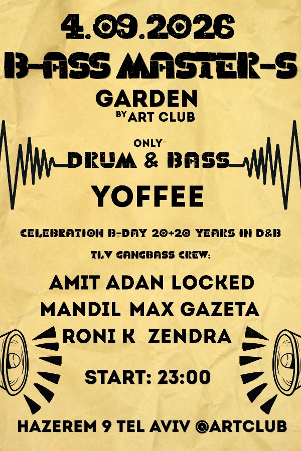 BASSMASTERS & YOFFEE B-DAY